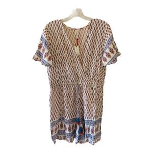 Anthropologie Raga paisley print romper size small